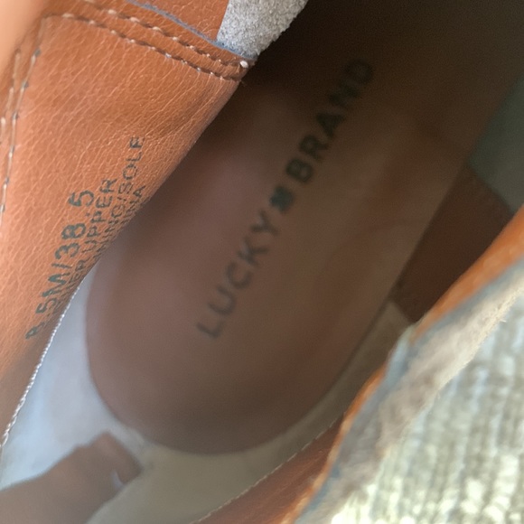 Lucky Brand Suede Ankle Booties - Picture 3 of 4